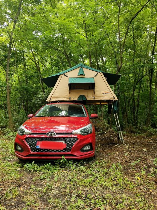 Cort Plafon Auto Wild Spirit Clasic 125x220 (2 Persoane) + Anexă – Stare Ca Nou!