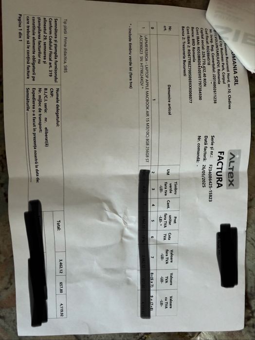 Macbook Air 15 M3 2024