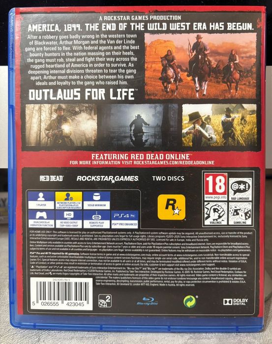 Red Dead 2 Redemption PS4