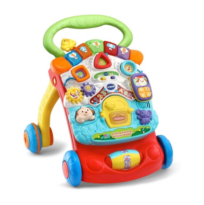 Проходилка за бутане Vtech - Уокър- Образователна, шарена