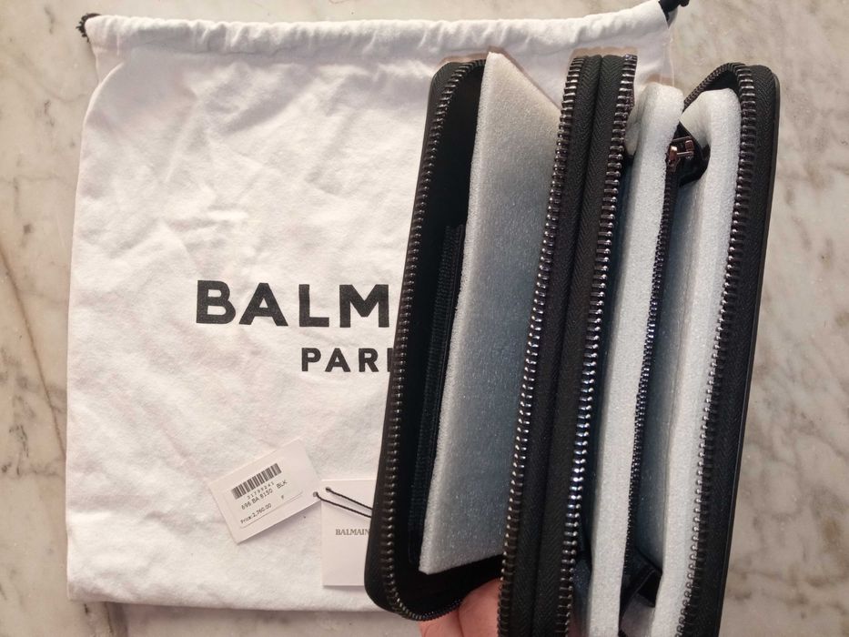 Borseta BALMAIN - Autentica - Paris Men Wallet Purse NOUA