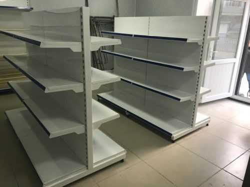 Металлические островные полки ветрины стеллажи торговые для магазина