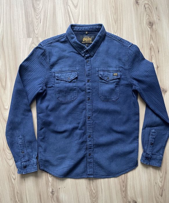 SUPERDRY / мъжка дебела дънкова риза/тип яке XL