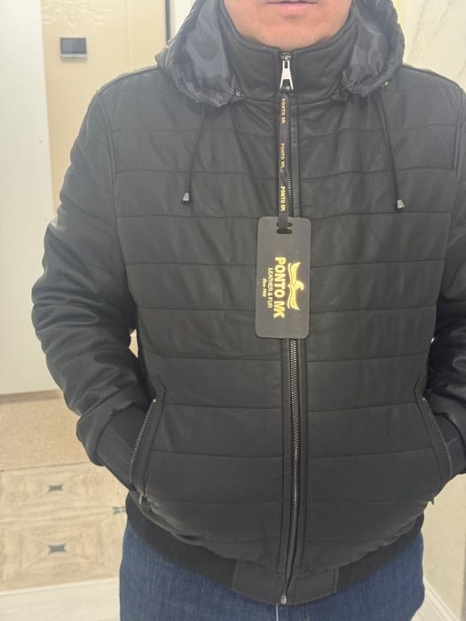 Продам куртку кожанную размер 50