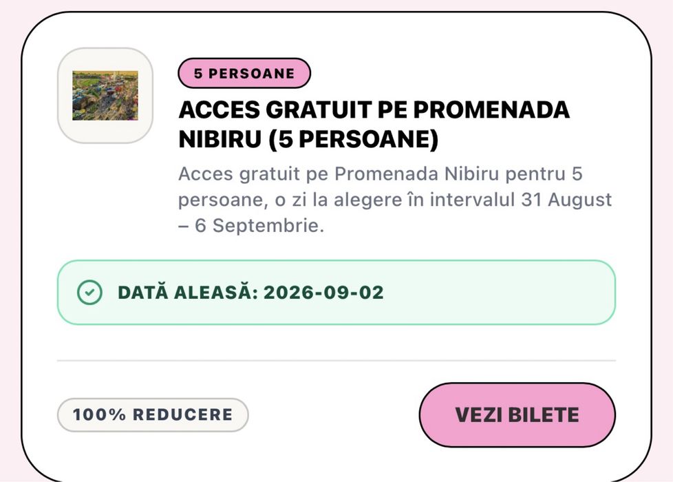 Bilet nibiru 2026