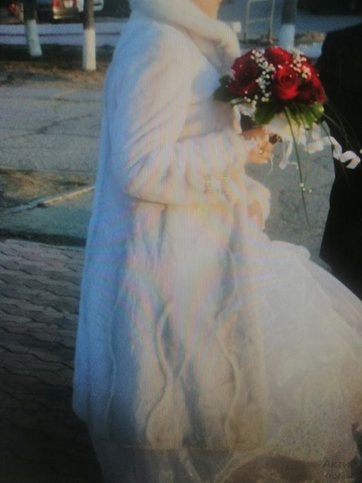 Шуба мутон+норка