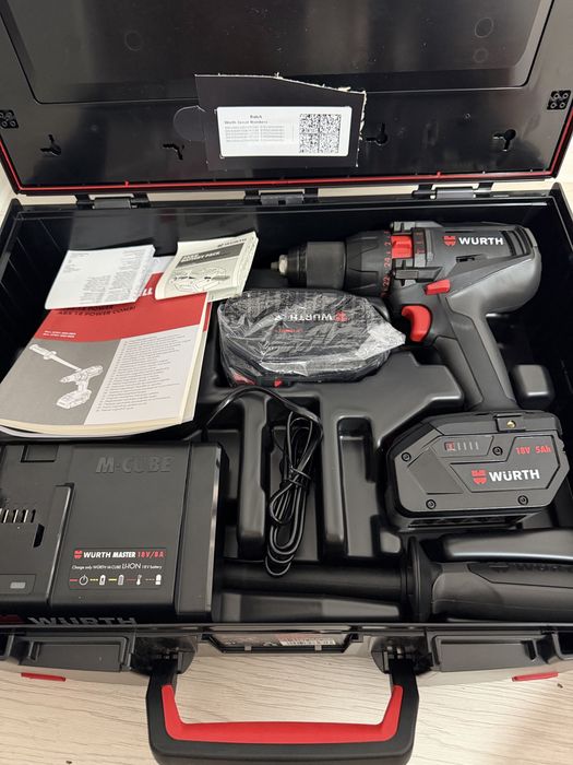 Vand bormasina wurtz ABS 18 power combi m cube noua