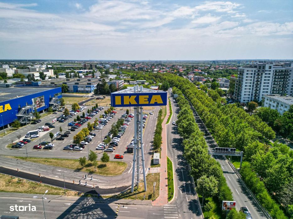 Apartament cu 2 camere, decomandat, proiect cu piscina si spatii verzi