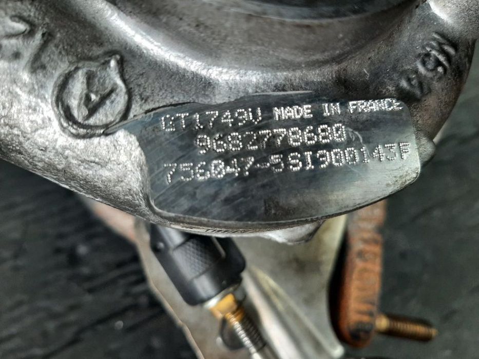 turbina peugeot 307 407 508 607 citroen c4  c5 2.0 hdi rhr  9682778680