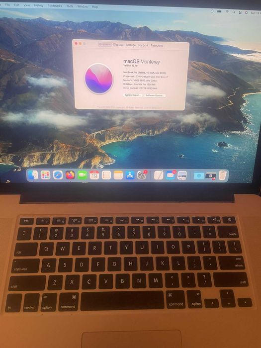 MacBook Pro (Retina,15 inch mid 2015)