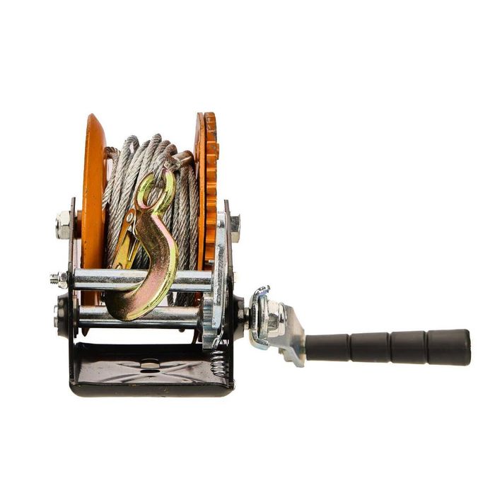 Troliu manual vinci, capacitate 544 kg 1200 lbs, lungime cablu 10