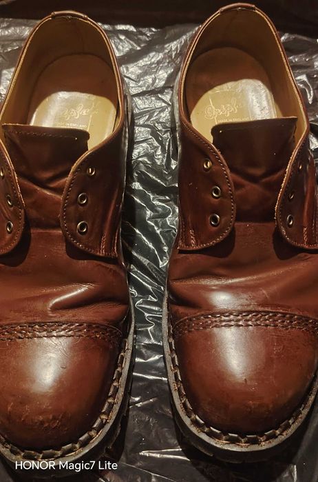 Кубинки 10 дупки  с бомбе метално, обувки Gripfast 3 дупки бордо