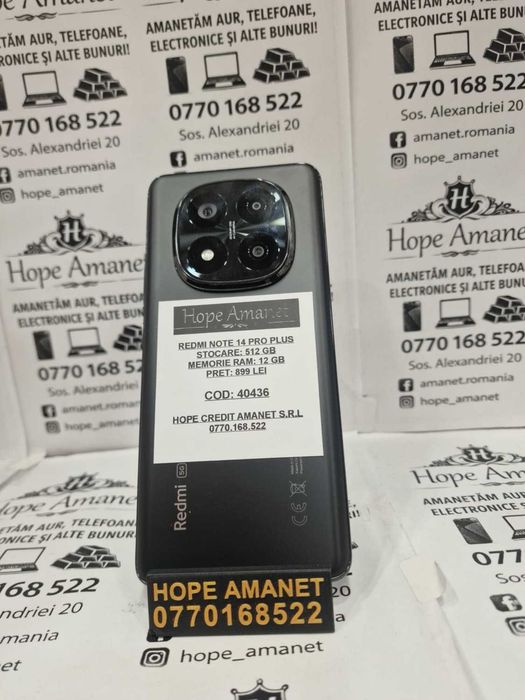 Hope Amanet P1/ REDMI NOTE 14 PRO PLUS / COD 40436