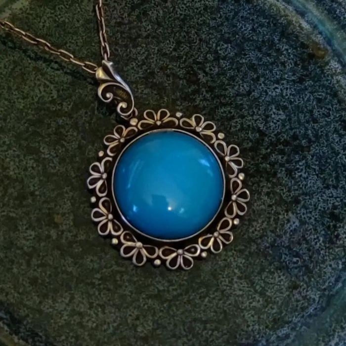 Советский кулон- подвес. Серебро СССР, 875 звезда.