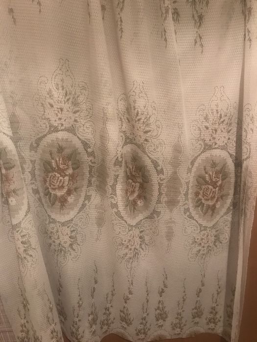тюль с рисунком 2 вида