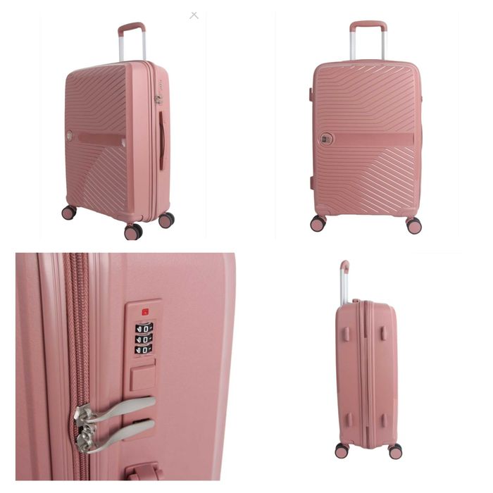 Нови куфари, с 4 колелца,  - различни цветове и размери