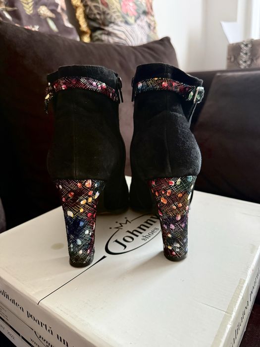 Botine din piele întoarsă - super comode
