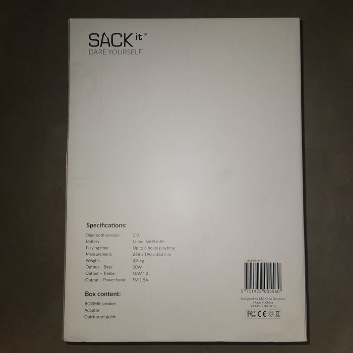 Boxa portabila SACKit BOOMit