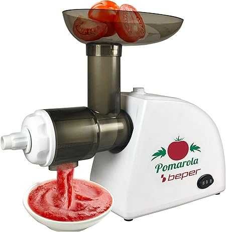 BEPER BP.720 Електрическа преса и филтър за домати, бяла, 300 W