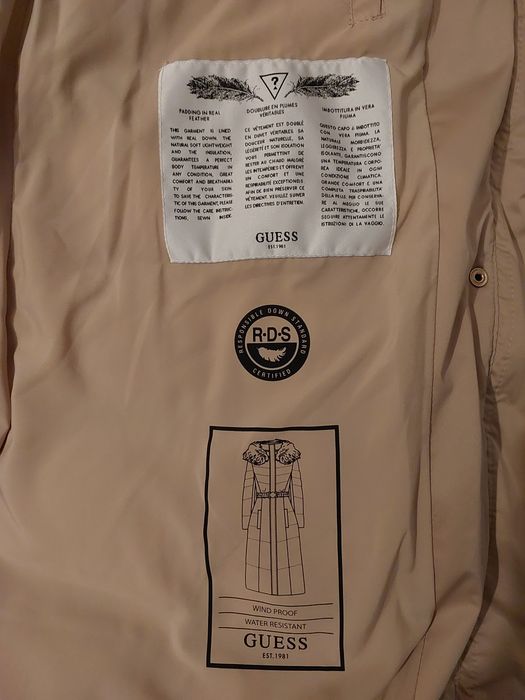 Geacă GUESS bej, mărimea S