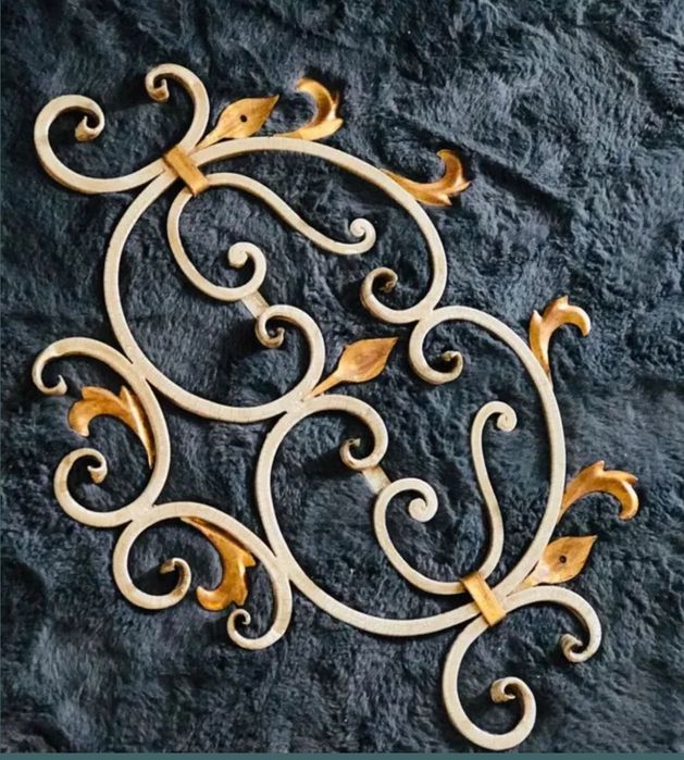 Mid century cuier fier forjat art deco