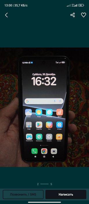 Redmi 12 yangidek, chizilgan pizilgan joyi yòq tinniq.