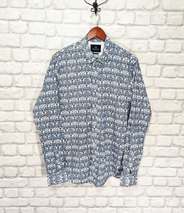 Scotch Soda Palm Оригинална мъжка риза с дълъг ръкав размер L