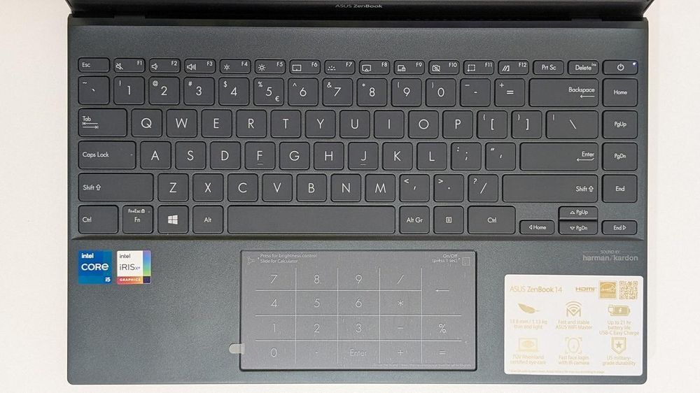 Asus ZenBook 14 UX425EA 14" 1920x1080 400 nits i5-1135G7 16GB 1TB SSD