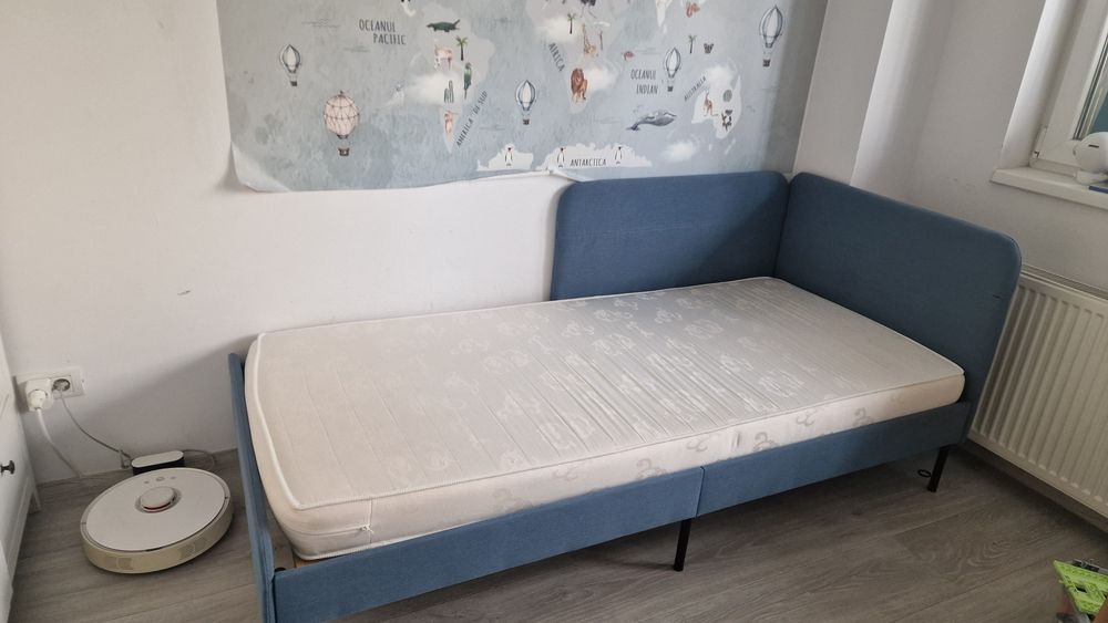 Pat de 1 persoana Ikea + saltea