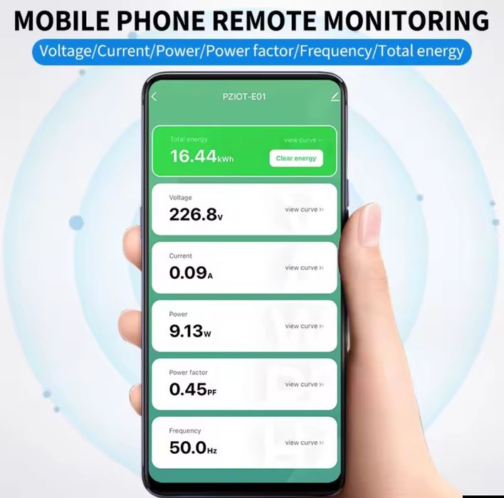 6в1 WiFi Smart електромер, еднотарифен електромер, смарт
