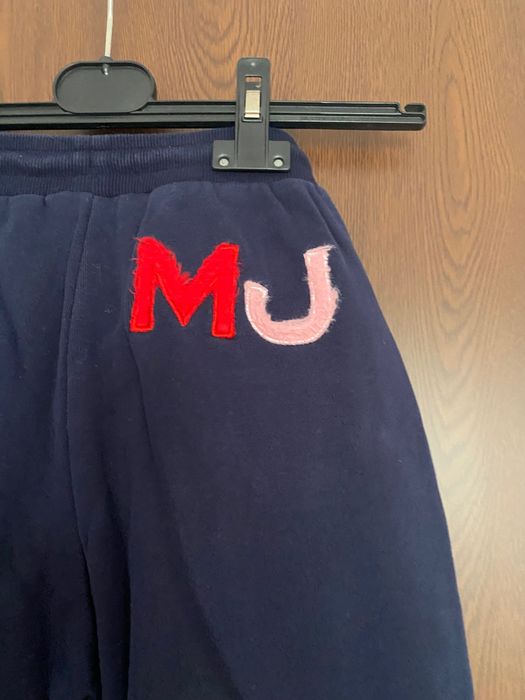 Pantaloni fete 9-10 ani, Marc Jacobs, bumbac, bleumarin, cu buzunare