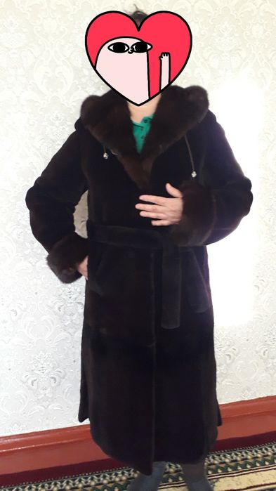 Шуба бобер с норкой