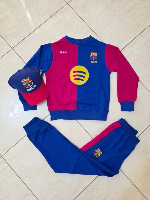 Ламин Ямал Памучен анцуг Блуза + Долнище сезон 25/26 Барселона Ново