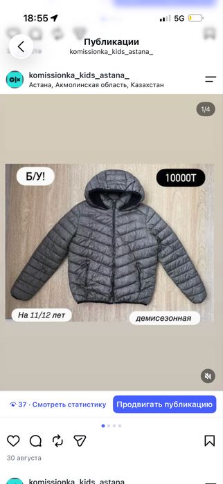 Куртка лемисезон