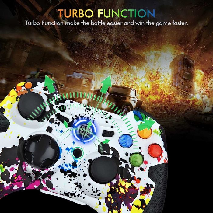 Безжичен контролер за игри EasySMX, 2.4G геймпад