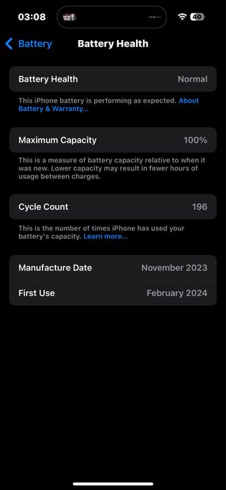 Iphone 15 128 gb black