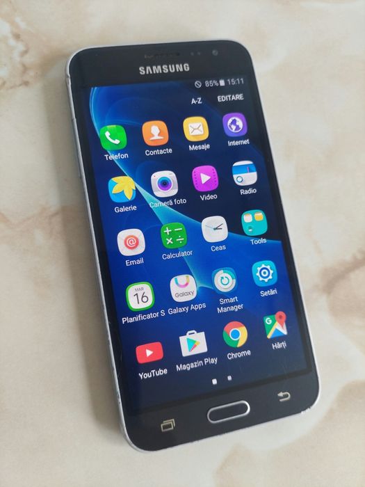 Vând Samsung Galaxy J3 DUOS Black (fără probleme) //poze reale