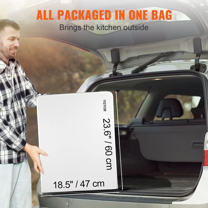 Masa de bucatarie pliabila pentru camping, statie de gatit portabila,