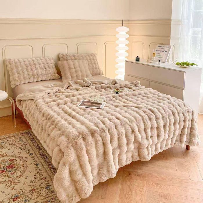 Lenjerie de pat cocolino din blanita de iepuras