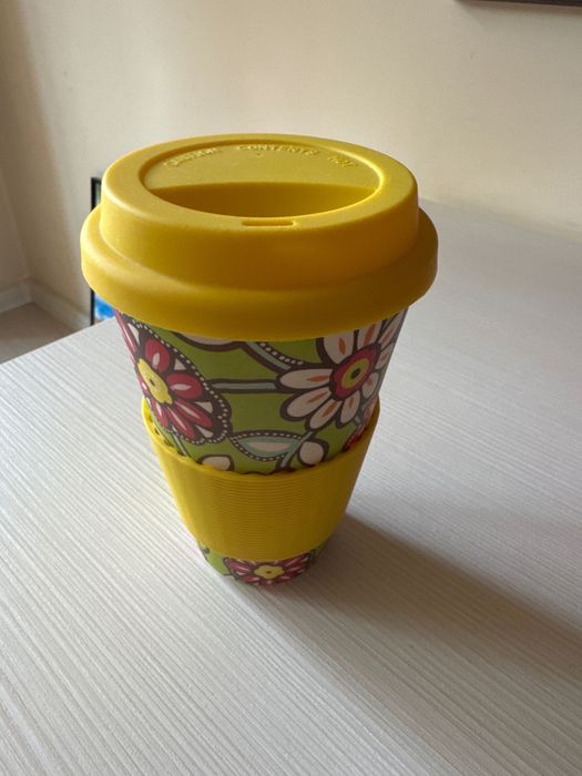 Бамбукови чаши с капак