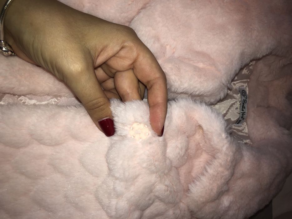 Детско, късо пухкаво палто