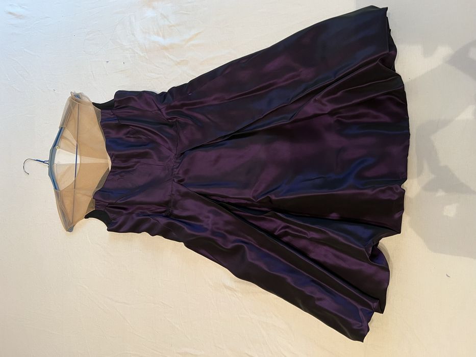 Rochie tafta mov marime S-M