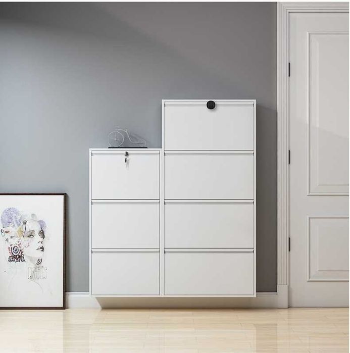 Шкафы для прихожки/ ултратонкие обувницы из металла/ настенные