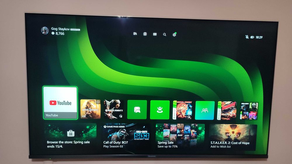 Смарт телевизор Panasonic 55FX750 IPS Panel - Перфектно Сътояние