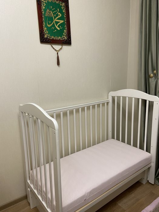 Манеж с матрасом