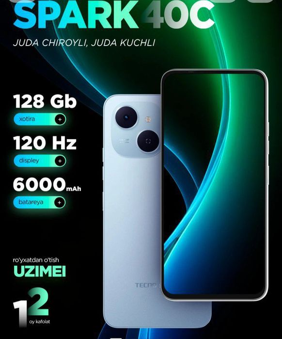 Techno 40c smartfon