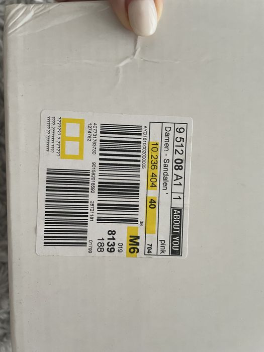 Сандали About you 40 ном