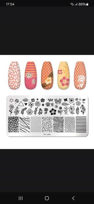 Трафареты пластины для стемпинга ногтей