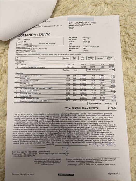 Volkswagen Jetta 2.0 TDI | 140 CP | 2009  | Chrome Off