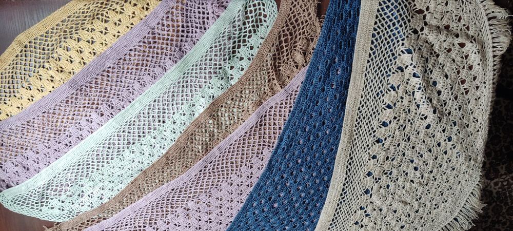 Ръчно плетени ретро шалове